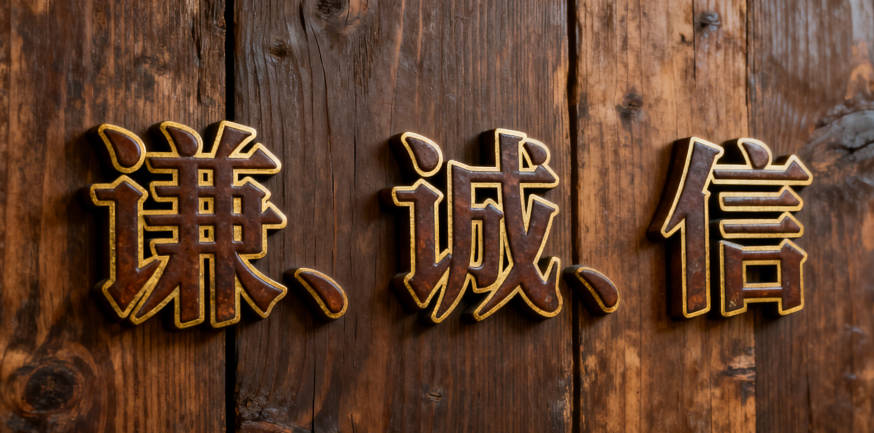 第一維品格維度（比如“謙、誠、信”）