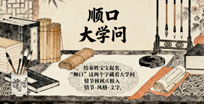 秦姓簡單順口的男孩名字