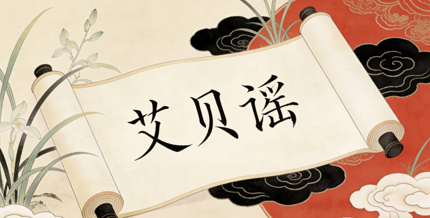 “艾貝謠”，在粵語、閩南語里念起來都順口，沒有負面諧音