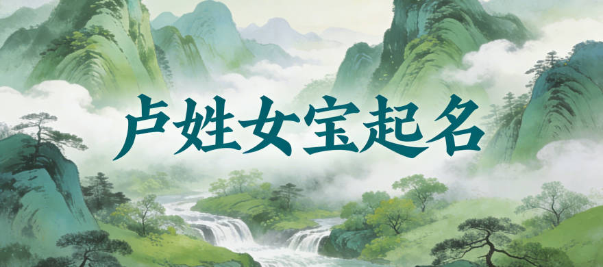 好聽順口的盧姓女寶寶名字推薦